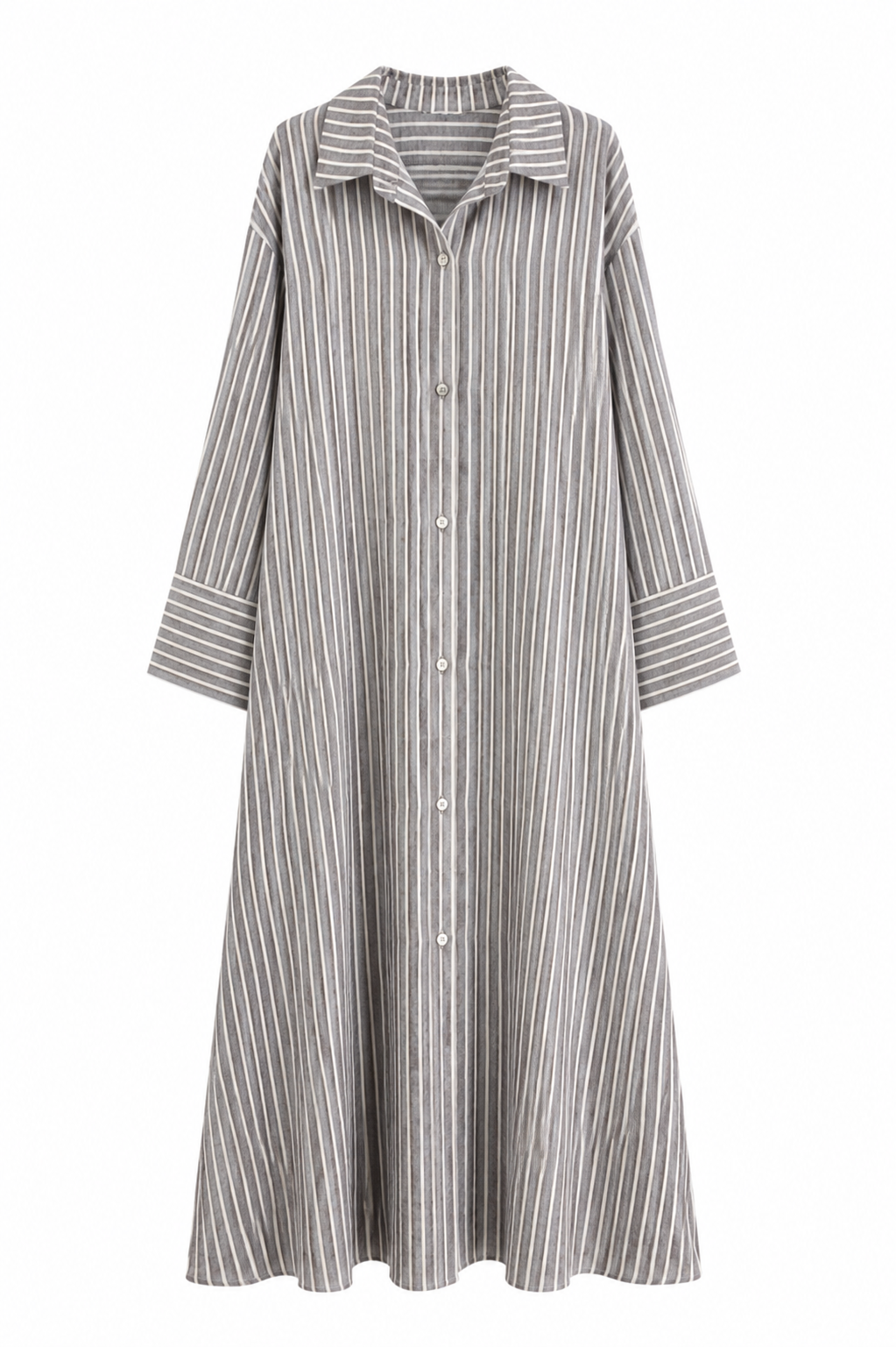 Striped Dress - Grijs