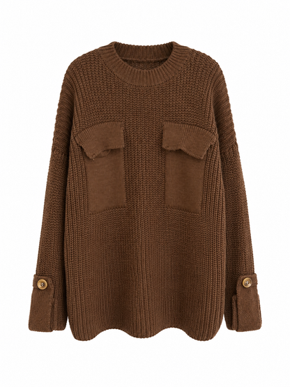 Lola Knit Sweater - Camel