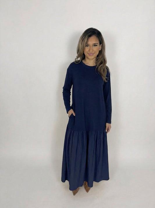 Lina Dress - Navy